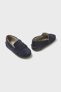 Детские замшевые мокасины Mayoral, темно-синий