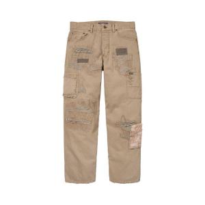 Джинсы Supreme x blackmeans Mended Loose Fit Jean, Dirty Tan