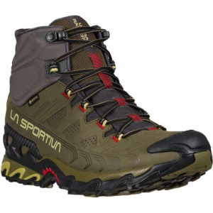 Кожаные походные ботинки Ultra Raptor II Mid GTX мужские La Sportiva, цвет Ivy/Tango Red