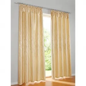 Штора с многофункциональной лентой, 1 шт. Heine Home, золотой