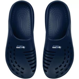 Молодежные сабо FOCO College Navy Seattle Seahawks Sunny Day Unbranded