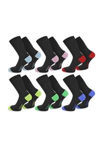 6 пар носков Новый стиль normani, цвет Hellblau Hellrosa Rot Lime Royal