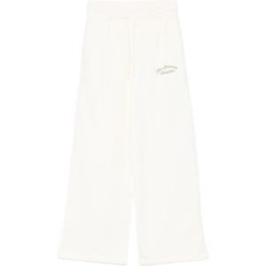 Вышитые хлопковые спортивные штаны New Balance, Light Umber