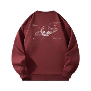 Свитшот мужской YIVIKII, бордовый