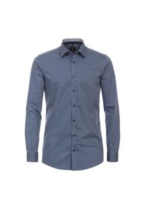 Мужская деловая рубашка однотонного кроя Venti, цвет Mittelblau