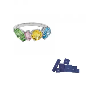 Кольцо Gema Swarovski, серебряный