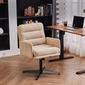 Компьютерный стул Xihao для дома, офиса и учебы, вращающийся с каркасом из стали, Klein Blue Knitted Composite Fabric