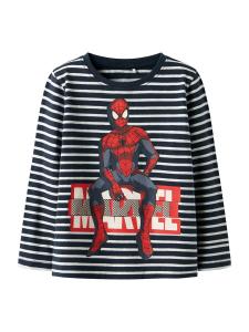 Рубашка NAME IT NMMOdys Spider, темно-синий/сапфировый