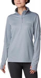 Женская флисовая кофта Columbia W Park View Grid с застежкой-молнией 1/2, Cirrus Grey
