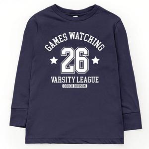 Футболка с принтом Games watching varsity league The Juniper Shop, Navy