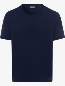 Повседневная рубашка с v-образным вырезом Hanro, синий