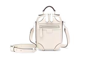 Сумка через плечо мини-кроссбоди из телячьей кожи мужская белая FENDI