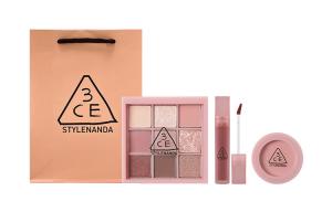 Жидкая помада Fenkuxiaolian набор из двух штук легко растушевывается шиммер матовый тон 3CE