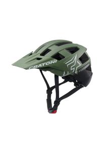 Велосипедный шлем MTB AllSet Pro хаки/черный матовый CRATONI, зеленый