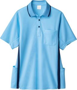 Футболка-поло с коротким рукавом PROFeeling (унисекс) - прохладная, с боковыми карманами, прочная, влагоотводящая, быстросохнущая, антивирусная, спортивная, для ухода (PK398), светло-голубой