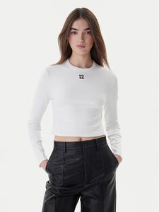 Блузка slim fit Dafilomena_3 50518378 Hugo, белый