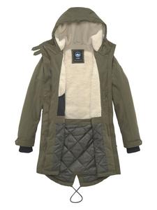 Polarino Функциональная парка цвета хаки