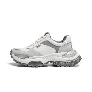 Износостойкие дышащие низкие кроссовки, увеличивающие рост, женские CHERYKALLY, Rock Gray White