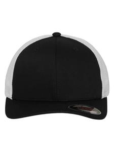 Бейсболка Flexfit Trucker, цвет blk/wht