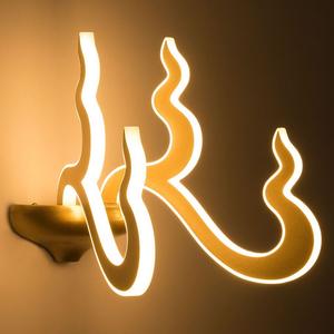 Настенный светодиодный светильник, дизайн пламени, шампанское, опал, H 29 см Globo Lighting, бежевый