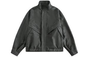 DARKCIRCLE Кожаная куртка унисекс, Black Gray