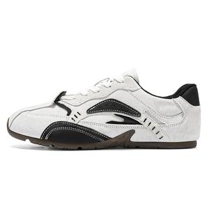 NANJIREN Мужские белые низкие кеды с амортизацией, износостойкие, дышащие, легкие, цвет White