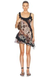 Платье For FWRD Asymmetric Mini Dress Siedres, мультиколор