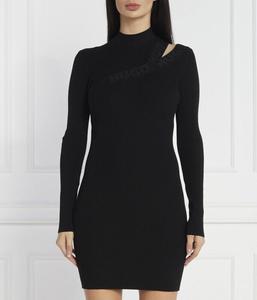 Платье Hugo с разрезом на плече, черный