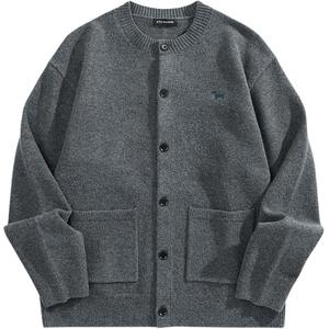 Повседневный свитер Unisex PEACEBIRD MEN, темно-серый, batch 1