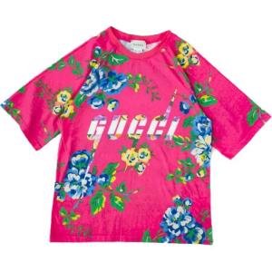 Футболка детская Gucci, ярко-розовый