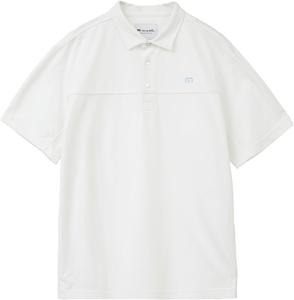 Мужская рубашка-поло TravisMathew с коротким рукавом (Coolmax: влагоотводящая, быстросохнущая) / для гольфа / 7AJ022 Travis Mathew, белый