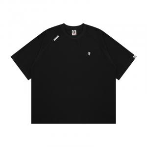 Футболка с принтом логотипа A Bathing APE Aape, черный