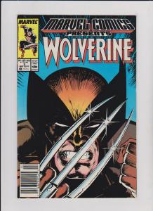 Marvel Comics Presents #2 : Wolverine, Man-Thing, Master of Kung Fu, & The Captain (Marvel Comic Book 1988) (Marvel Comics)