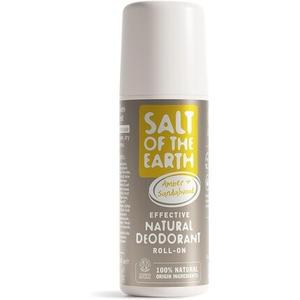 Натуральный шариковый дезодорант Salt of the Earth на 100% натуральных ингредиентах, янтаре и сандаловом дереве, 75 мл