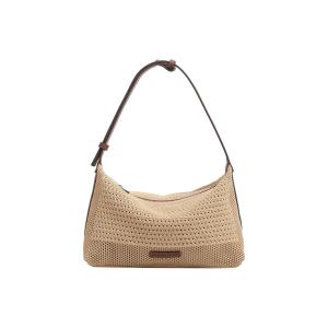 PAYOT Синтетическая кожаная сумка через плечо, кроссбоди Regular Women's Beige/Sea Salt Blue