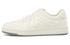 Теплые противоскользящие и износостойкие легкие дышащие увеличивающие рост низкие кеды для скейтбординга Women's Rosa Bianca, White Silver