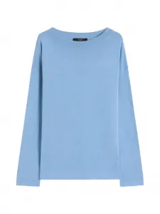 Свитер с вырезом лодочка Weekend Max Mara, синий