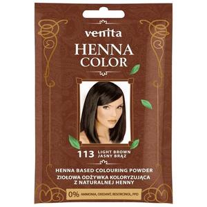 Кондиционер-краситель, саше, 113 Светло-коричневый, 30 г Venita, Henna Color