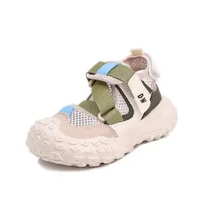 Нескользящие износостойкие низкие детские кроссовки для повседневной носки D&W, зеленый