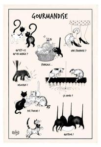 Кухонное полотенце Winkler Dubout La gourmandise, белый - текстиль - 48 x 1 x 72 см