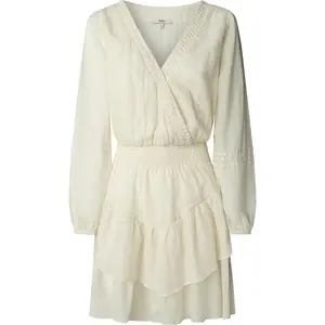 Платье Pepe Jeans Lorenza long sleeve, бежевый