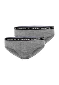 Набор из 2 женских трусов из мериноса Albury Normani, серый