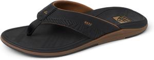 Мужские вьетнамки REEF Offshore, амортизирующая стелька, поддержка свода стопы, прочная подошва, черный