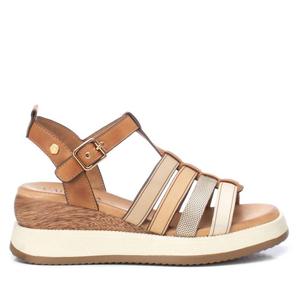 Женские плоские сандалии в верблюжьем цвете Xti, коричневый