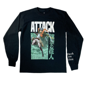 Лонгслив Attack on Titan - Mikasa Battle Long Sleeve