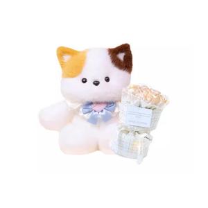 Бегущий плюшевый медведь воин кукла высота 45 см Doda