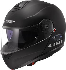 Шлем мотоциклетный LS2 Helmets Strobe II Modular, черный