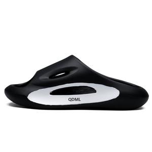 Резиновые быстросохнущие тапочки-слайды для мужчин, устойчивые к запахам QDML, Black