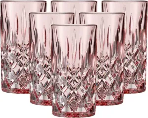 Бокал для лонг-дринков Nachtmann Noblesse Colors, набор из 6 шт., розовое вино, 395 мл NACHTMANN