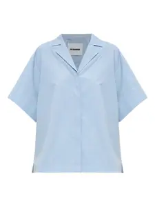 Рубашка с коротким рукавом Jil Sander, синий